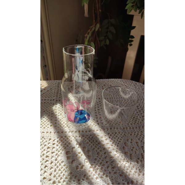 طقم زجاجه وكوب ستيتش